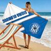 Beach Towel with Sigma Olomouc Czech Club Crest, Quick Dry Lightweight, Ultra Soft Absorbent, for Vacation Pool Gift