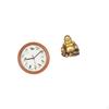 Singing Bird Wall Clock Maitreya Buddha Sculpture Decorative Clocks for Kitchen Home Feng Shui