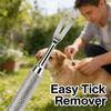 3Pcs/Set Portable Tick Removal Tool Stainless Steel Tick Remover Tool  Home Outdoor