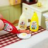 10Pcs Miniature Dollhouse Jam Mini Ketchup Pretend Play Food For Doll Decoration Accessories Toys