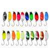 20 Pezzi Cucchiaini da Pesca Esca Paillettes Esca Esca da Pesca a Lancio Esca Esca da Pesca Esca Spinner Cucchiaino Metallica Esca per Pesce