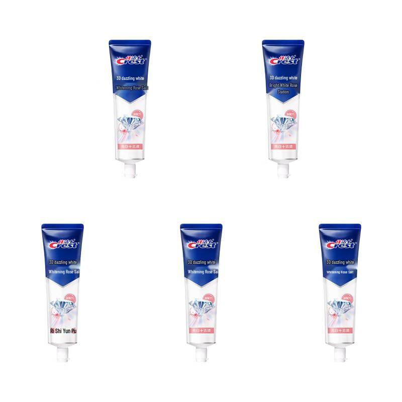 

Crest 3D White Rose Salt Toothpaste