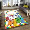 1pc 3D-Number-Blocks-Cartoon Design Area Rug - Non-Slip, Soft & Cozy Floor Mat for Living Room, Bedroom, Office - Indoor/Outdoor Decorative Carpet