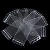 10Pcs Vertical Transparent Vinyl Plastic Clear Id Card Badge Holder