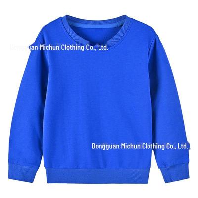 Neues Frühling/Herbst einfarbiges Kinder-Rundhals-Sweatshirt - Trendige Oberteile für Jungen und Mädchen