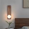Vintage Walnut Solid Wood Grid Wall Lamp Wabi-sabi style Wall Sconce lights for Bedroom Bedside Living Dining Room