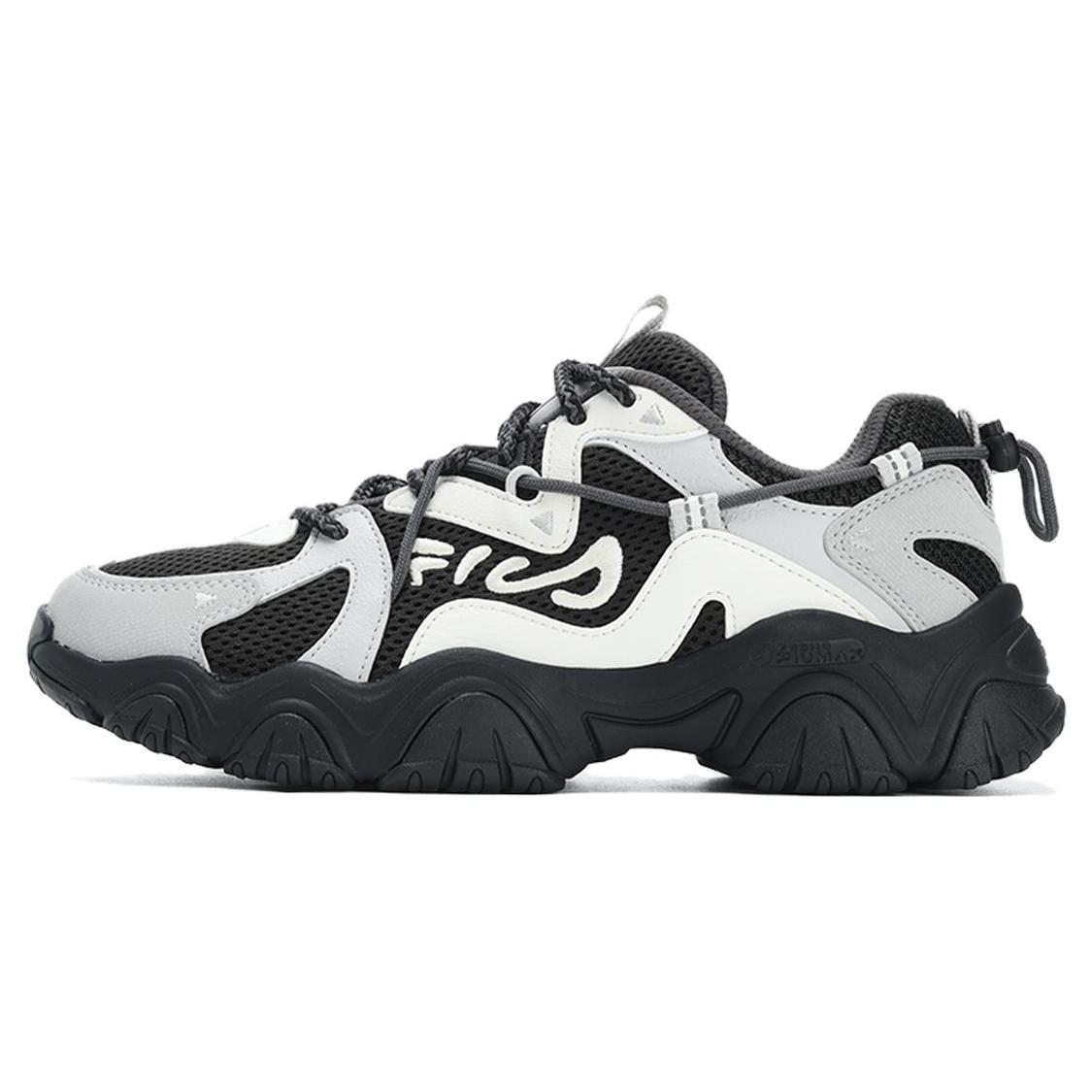 FILA Fluid 4 Sneakers  Black Grey White  Women s F12W332113FFC 36