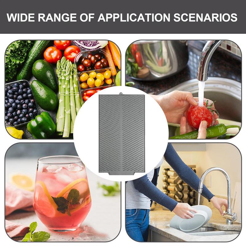 Spülbeckeneinlage Geschirrtrockenständer Anti-Rutsch Wasserdicht Küchen-Trockenmatte Umweltfreundliche Silikonmatten Geschirrmatte Trocknen Küchenmatte Für