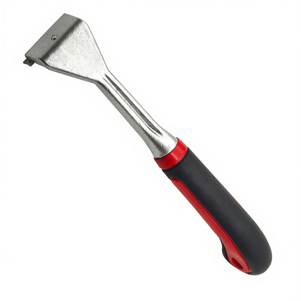 Portable Paint Scraper Tool with Aluminum Alloy Blade and Ergonomic TPR Handle for Floor Varnish and Decorative Paint Removal