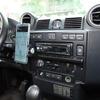 Aluminum Center Console Mobile Phone Holder GPS  Holder For Land Rover Defender 90 110 2004-2018 Car Accessories
