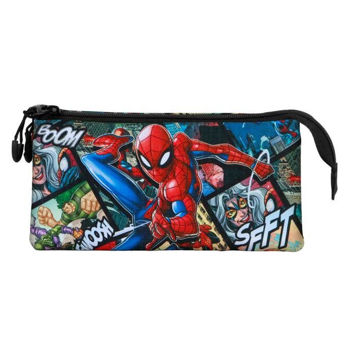 Trousse Triple - Spiderman Panels - Multicolore - Taille Unique