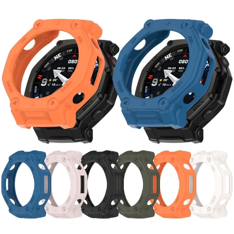Lichtgewicht Skeletons Beschermhoes Sterke TPU Cover Half Gesloten Beschermende Schaal Horloge Accessoires voor Smartwatches