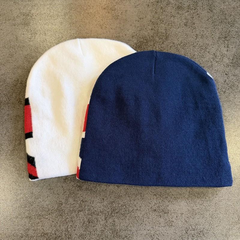 Amerikanische Winterstraße Britische Flagge Jacquard-Strickmütze Unisex Warme Hip-Hop-Wollmütze