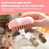 3 In 1 Steamy Cat Brush Electric Spray Cat Hair Brush Comb Massage Pet Grooming Suitable for Short or Long Haired Cats/dog