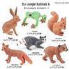 Children's Mini Simulation Pet Kitten Set: Yellow, Orange, and Tabby Cat Toy Ornaments