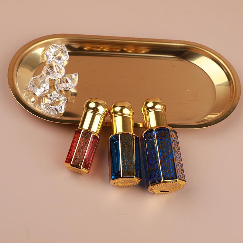 Portable Glass Roller Bottle for Essential Oils and Perfume - 3ml/6ml, Ideal for Massage and Samples