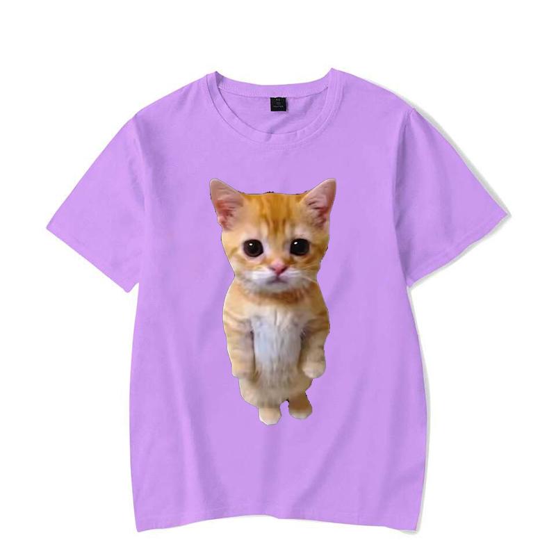 Funny Cat 3D Print Women Casual T-Shirt Women Men Summer Harajuku T Shirts Girl Boy Casual Fashion Clothes