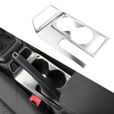 Car Center Console Water Cup Panel Sticker Trim Cover for Volkswagen VW T-Cross Tcross 2018 2019 2020 2021 2022 2023 Accessories