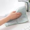 Absorbent Dish Cloth Tableware Non-stick Cleaning Towel Kitchen Tool Gadgets