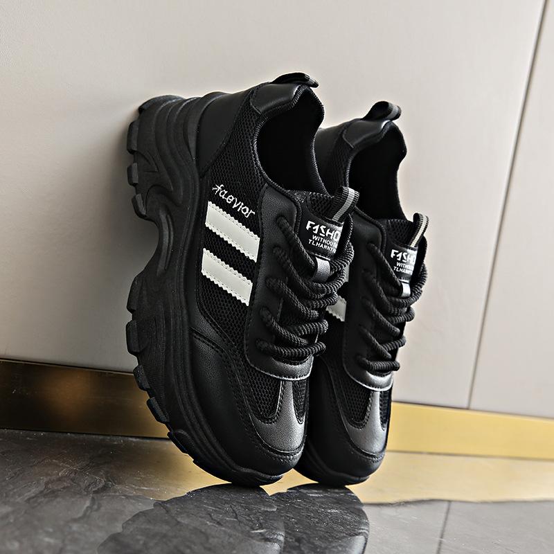 

Step on shit dad shoes women 2025 new spring thick-soled foot small size 34 soft-soled shock-absorbing running sneakers 34