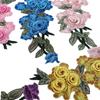 Polyester DIY Embroidered Jeans Decor Applique 3D Flower Patch