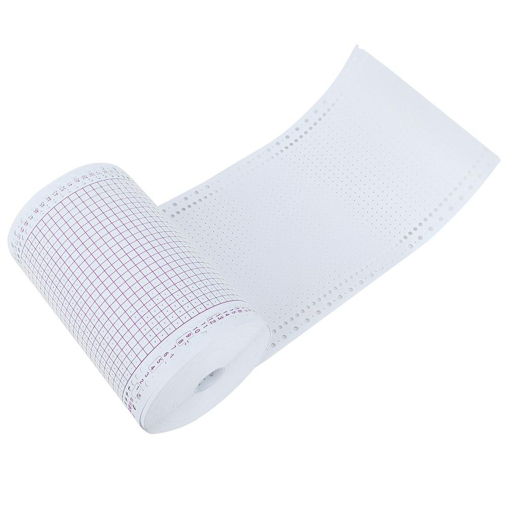 100pcs Roll Red Punch Card 24 Stitches Knitting Machine Parts Accessories