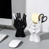 1/2CS Creative Human Body Art Styling Office Supplies Desktop Multifunctional Storage Pen Holder Makeup Brush Holder Decoration