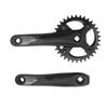 Aluminum Alloy Bike Crankset 34T Bike Crank Arm Set Bike Single Crankset  Bike Repair Upgrades