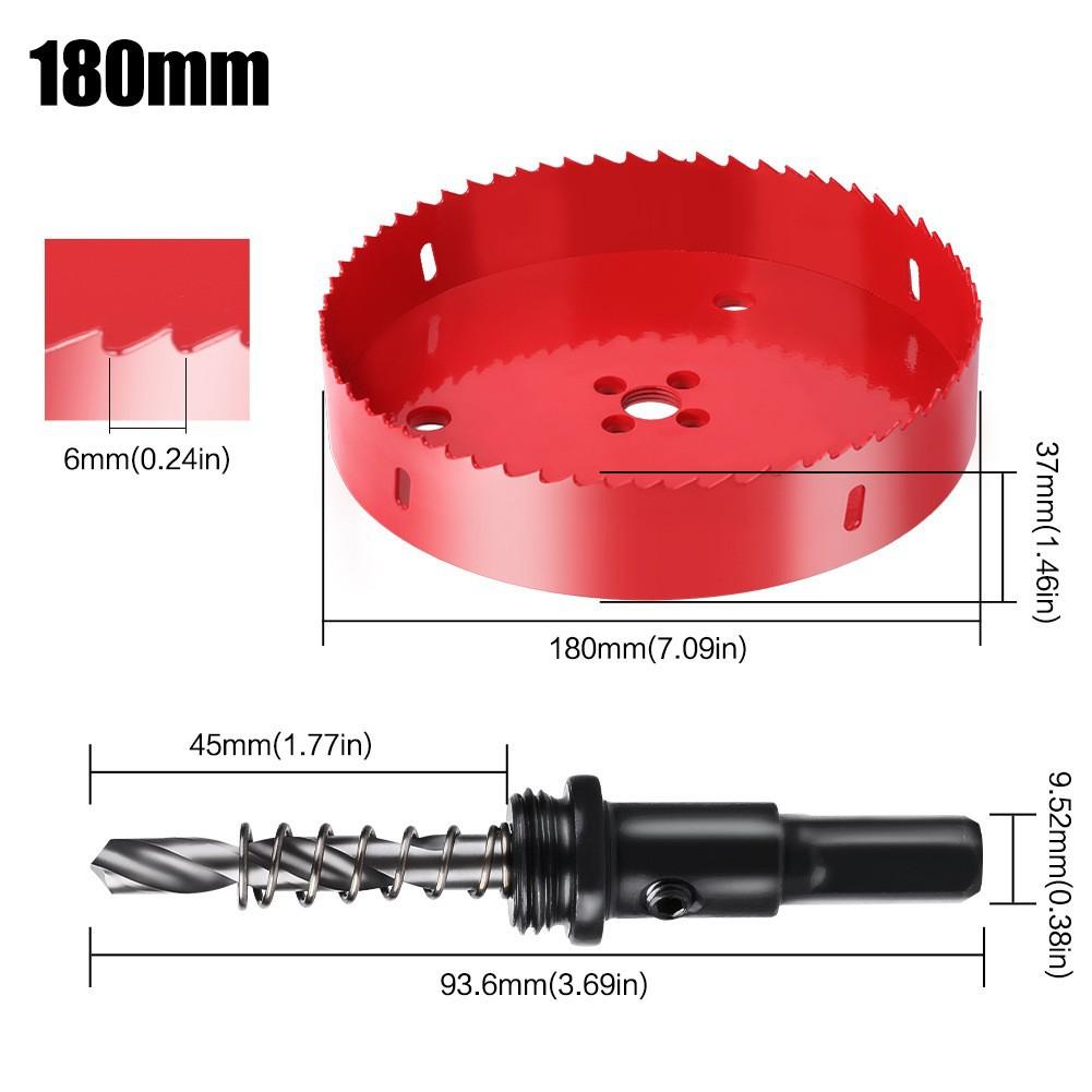 M42 Bimetal Large Size Hole Opener 100mm Iron Pipe Aluminum Gypsum Board PV Drill Bit Hole Saw