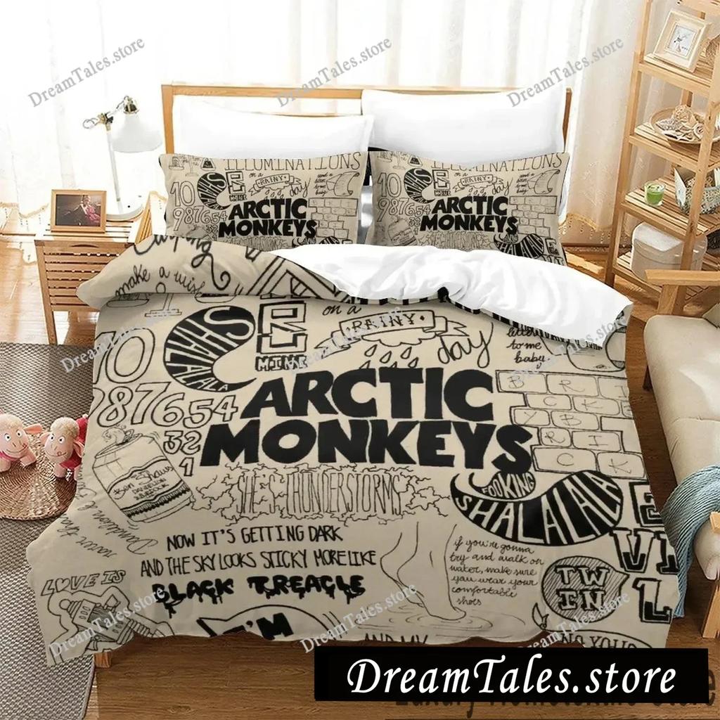 Arctic Monkeys Bedding Set Single Twin Full Queen King Size Bed Set Aldult Kid Bedroom Duvetcover Sets Bed Sheet Set