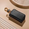 Lychee Grain Leather Key Case for Men & Women – Universal Mini Storage Pouch