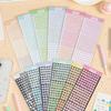 1PC Cartoon Round Font Colorful Laser Letter Stickers Candy Colored Alphabet DIY Journal Decor Stickers