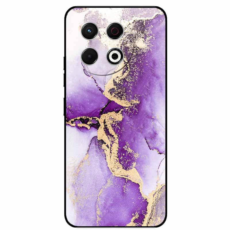 For Tecno Spark 30 Pro Case Marble Painted Silicone Back Cover Cases For KL7 Spark 30 Pro Soft Black Phone Funda Spark 30 Pro 4G
