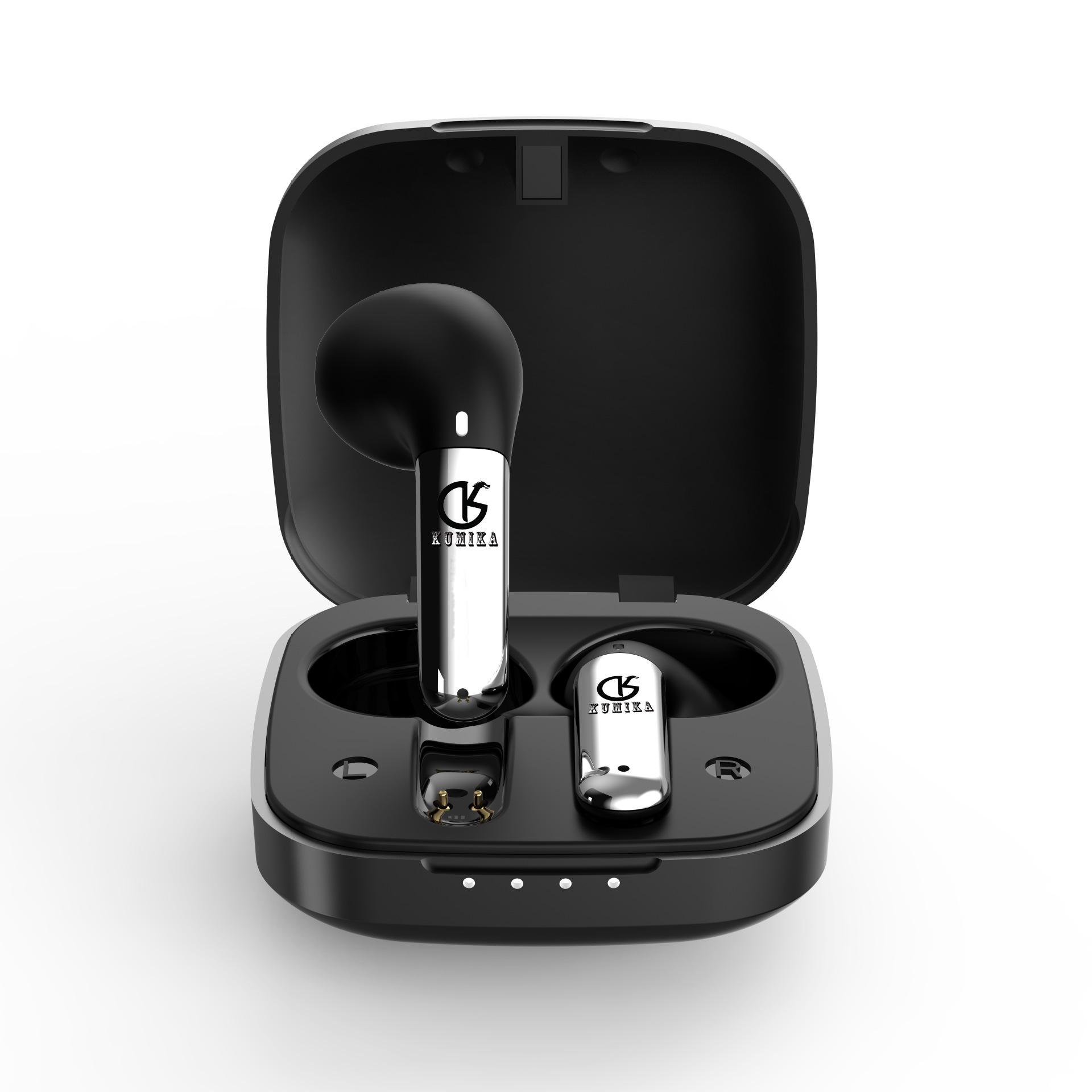 

KUMIKA J09AI Bluetooth-навушники з ШІ-перекладом у реальному часі та високоякісним звуком чорний