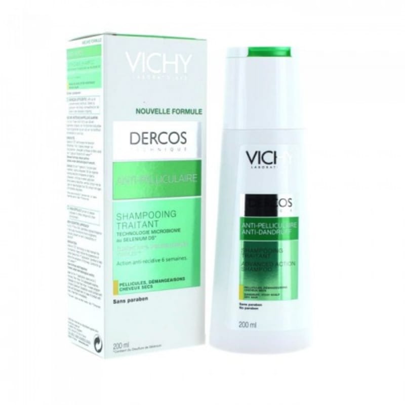 Vichy Delcos Anti-Dandruff Shampoo for Dry Skin 200ml