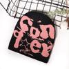 Street Alphabet Style Knit Hat With Thermal Acrylic Material For Fall Seasons