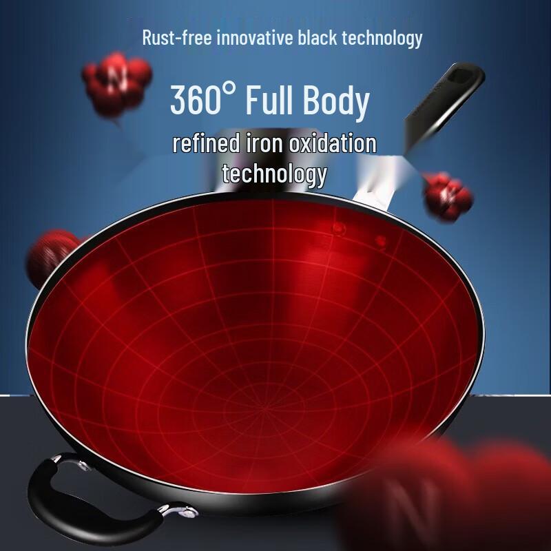 ASD Non-Stick Wrought Iron Wok