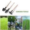 6PCS/2 Sets Gardening Tools Set Mini Spade Shovel Rake Flower Potted Plant Succulents Planting Tools Potted Soil Loosening and Flower Planting Tools