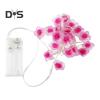 LED Cherry Blossom Vine Light Strip with Remote Control Multiple Lighting Modes Cherry LED Tree Branch Lights Wall Decor