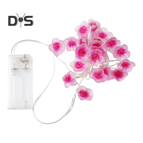 LED Cherry Blossom Vine Light Strip with Remote Control Multiple Lighting Modes Cherry LED Tree Branch Lights Wall Decor