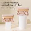 1PC Portable Clear Travel Jewelry Pouch Bag with Zipper,Mini Jewelry Storage for Rings Bracelets Earrings Necklaces Jewelry