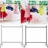 Black White Doll Clothes Rack Dolls Accessories Dollhouse Furniture  10/15/20cm Cotton Doll