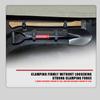 Rubber Clamp for Mounting Tools Equipment Shovel Holder Bracket For Offroad ATV UTV Truck Accessories Trailer RV Boat