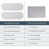 2pcs Practical Diatomite Sink Tray Set for Quick Drying and Moisture Absorption X3UC