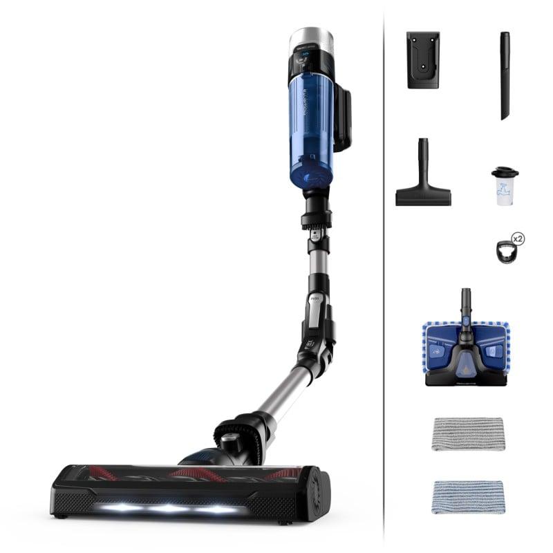 Rowenta X-Force Flex 9.60 Vacuum Cleaner 2-in-1 18V Silver/Blue