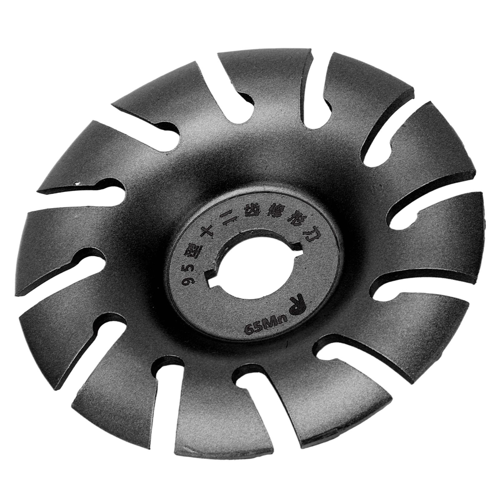 

Шлифовальный формовочный диск 12 зубьев нержавеющая сталь резьба по дереву для угловой шлифмашины деревообработка 95мм черный