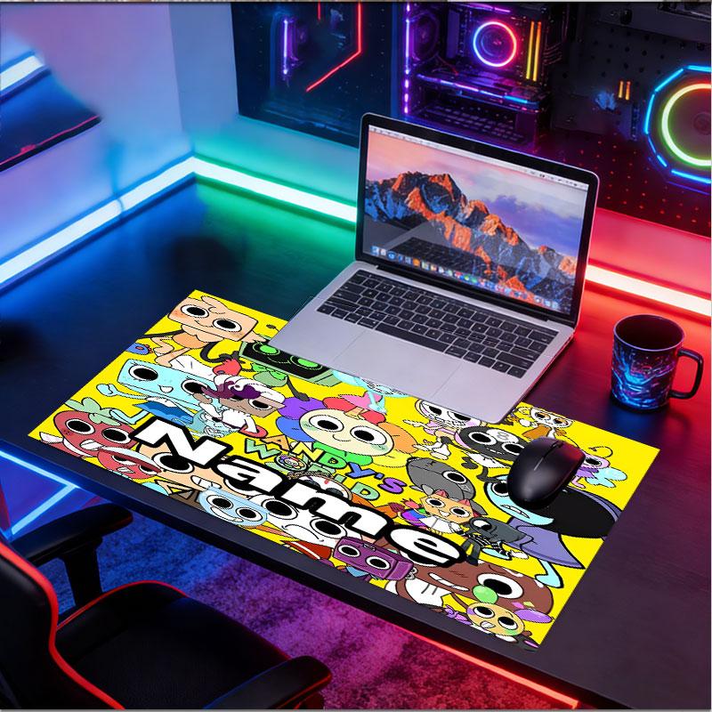 Mousepad Personalizat cu Nume și Model Lumea lui Dandy, Covoraș pentru Birou Laptop PC, Covoraș Decorativ pentru Birou Acasă Tastatură Pad Cadou