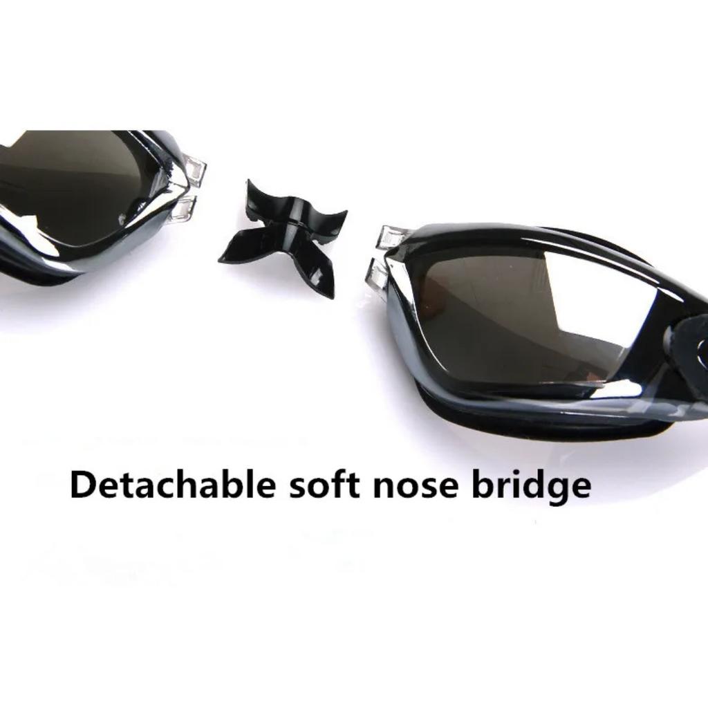 Professional Swimming Goggles Swim Glasses Electroplate Waterproof Professional Adult Anti-fog UV Protection Lens Men Women Adjustable Swim Glasses