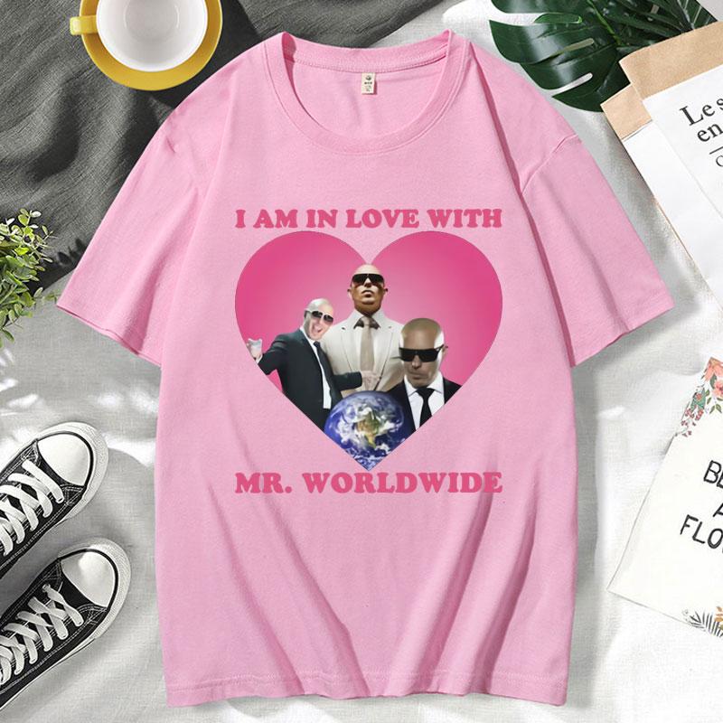 Divertenti Mr Pitbull in Tutto il Mondo C'ero Ci Sono Stato Grafica Magliette Abbigliamento Uomo Moda Estate Vintage Harajuku T-shirt Maschio