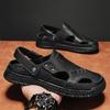 Fashion CYYTL Mens Sandals Outdoor Summer Casual Shoes Beach Walking Slides Slippers Comfort Luxury Designer Lightweight Leather Fashion